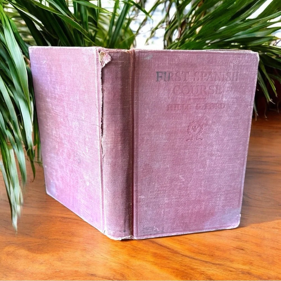 ANTIQUE 1925 “First Spanish Course” by Hills & Ford - Hardcover - Picture 3 of 15